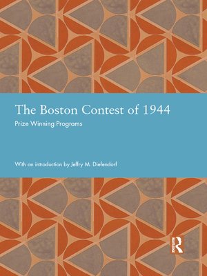 cover image of The Boston Contest of 1944